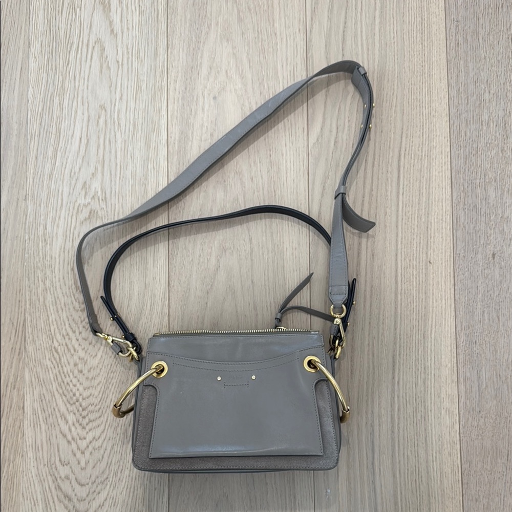 Chloe Gray/Toupe Crossbody Bag